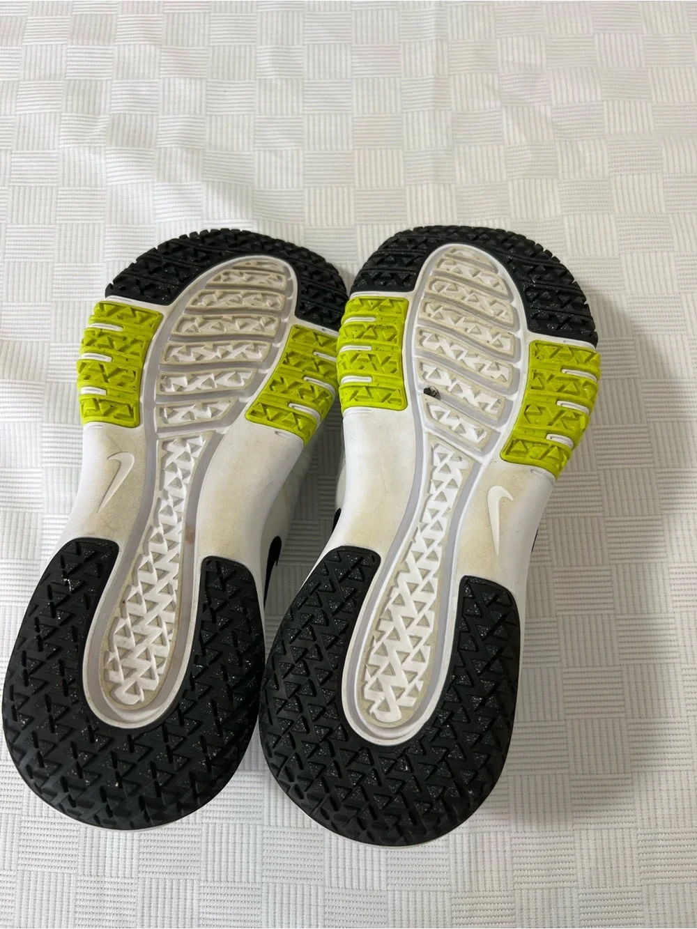 Nike Black Athletic Crew Socks with Subtle Stripes